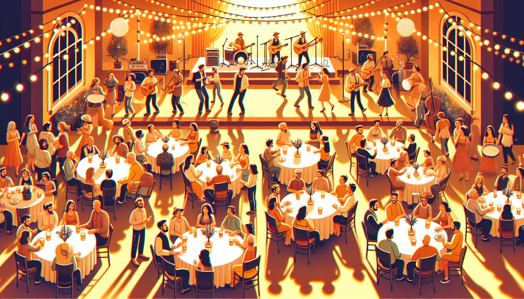 Sopar i ball amb música en viu